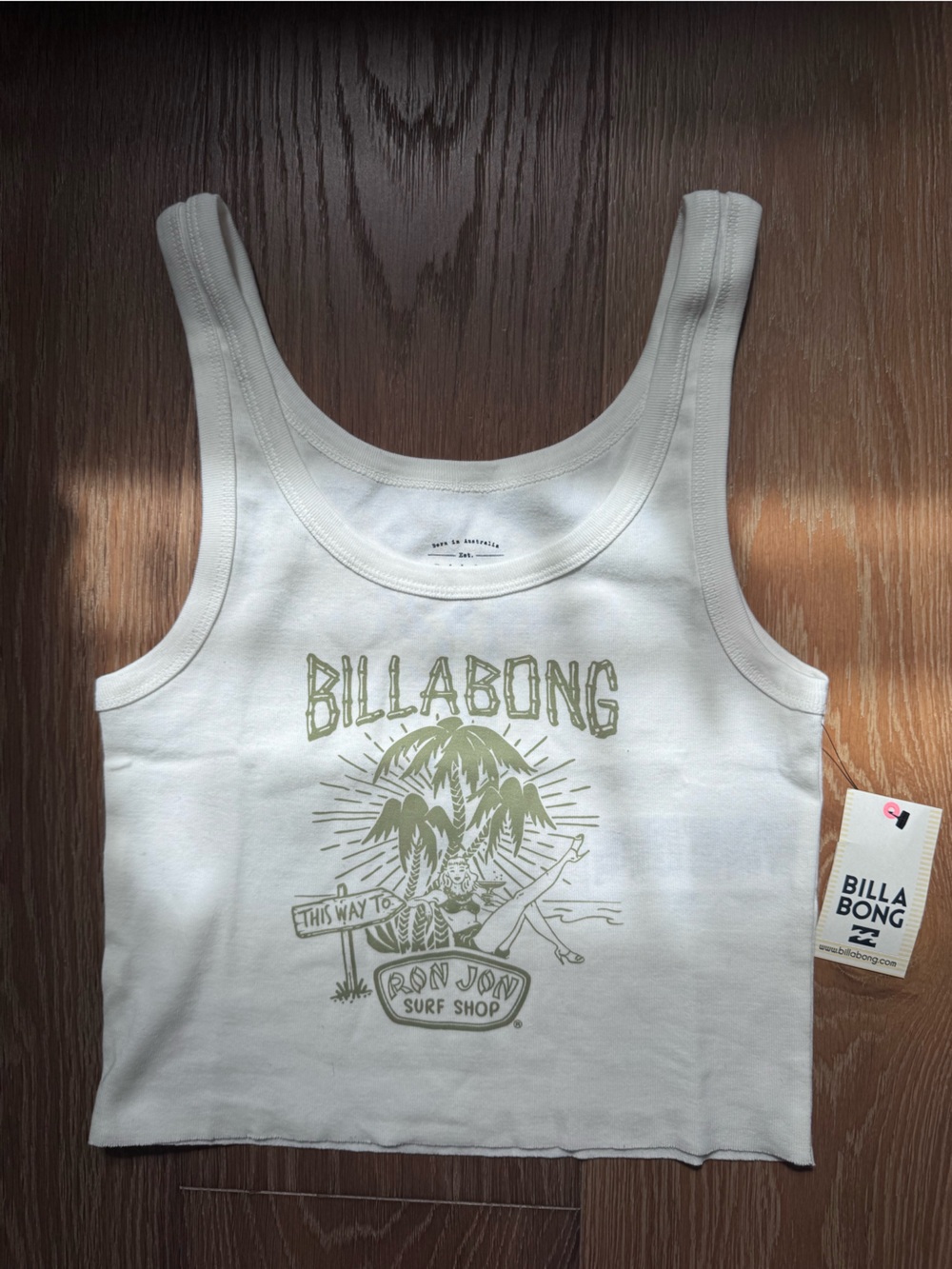 Billabong Ron Jon Surf Shop Crop Tank Top